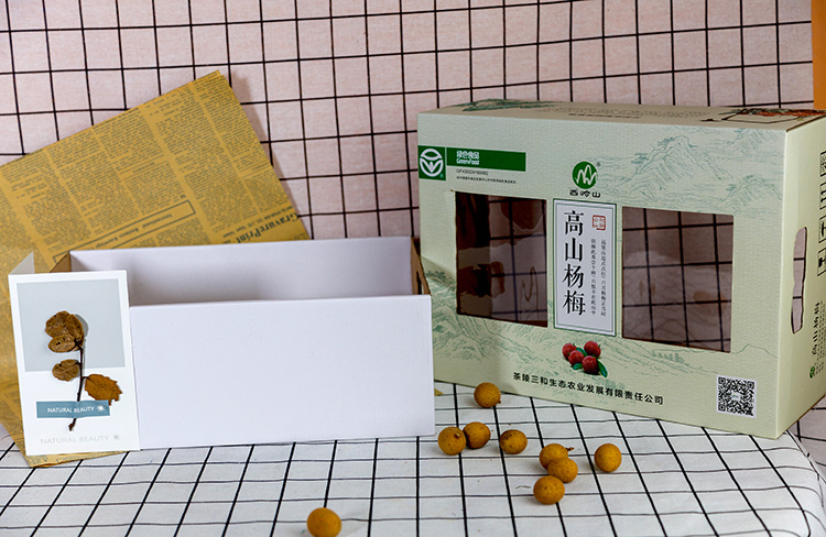 高山杨梅水果包装盒2