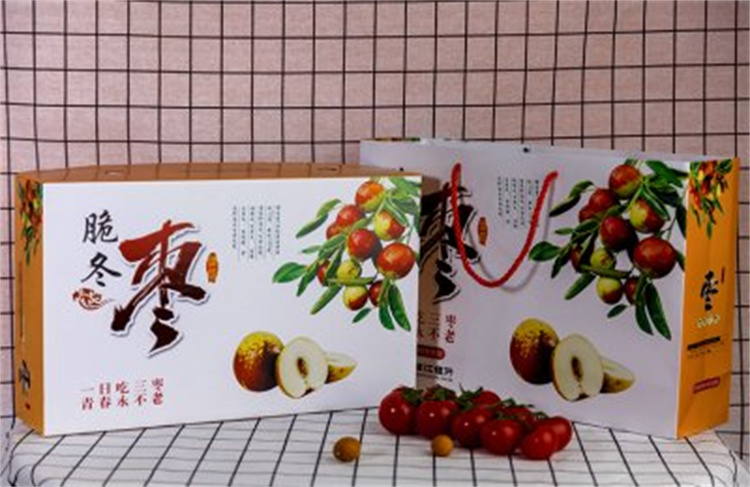 脆冬枣水果包装盒
