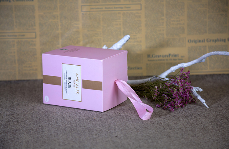 粉色美人鱼袜子卡纸盒3