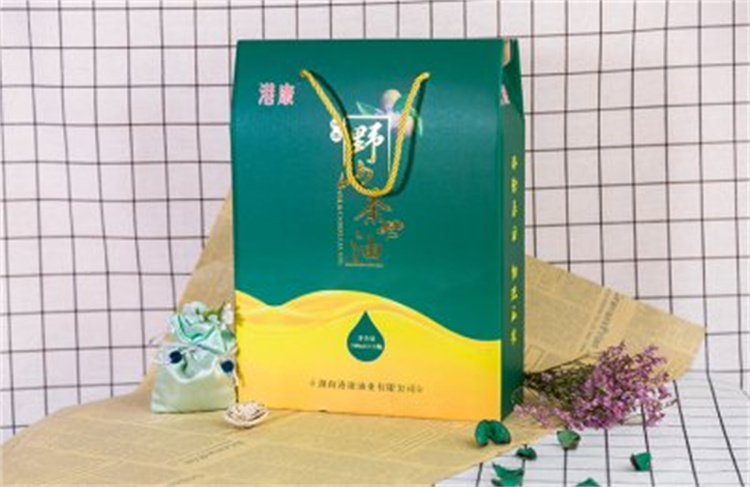 港康野山茶油包装盒