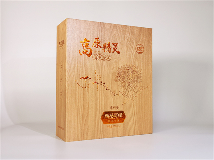高原精灵红花籽油包装盒1