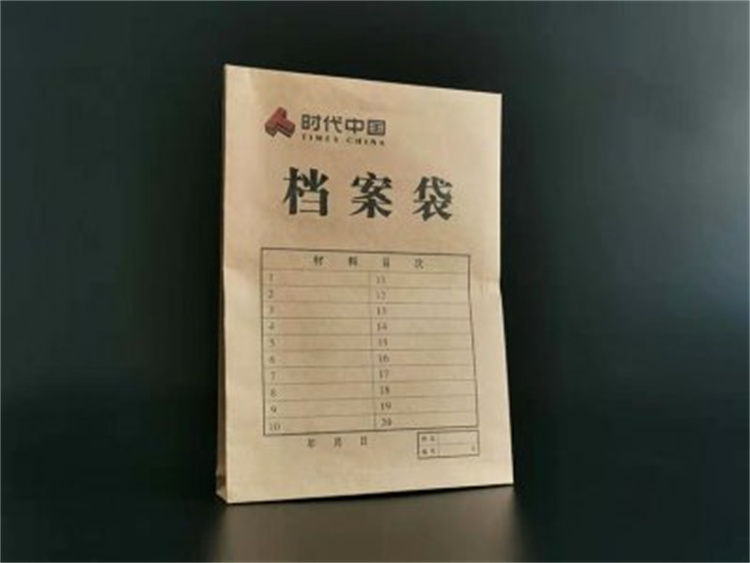时代中国牛皮纸档案袋
