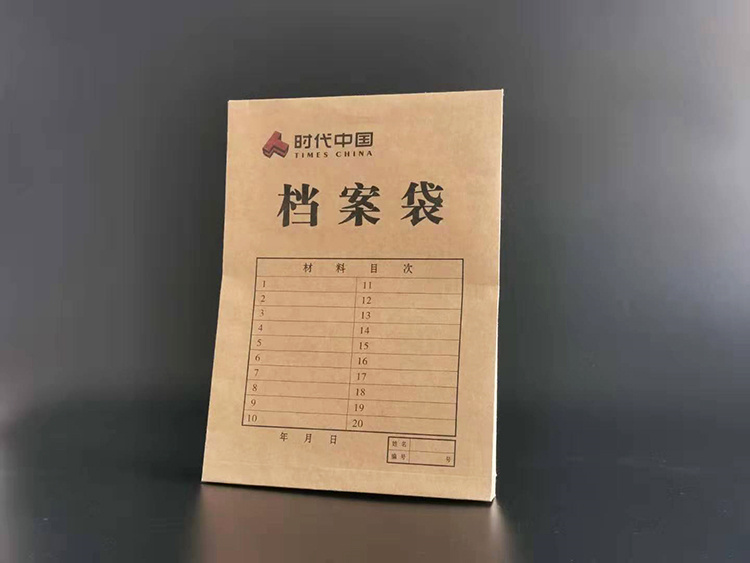 时代中国牛皮纸档案袋3